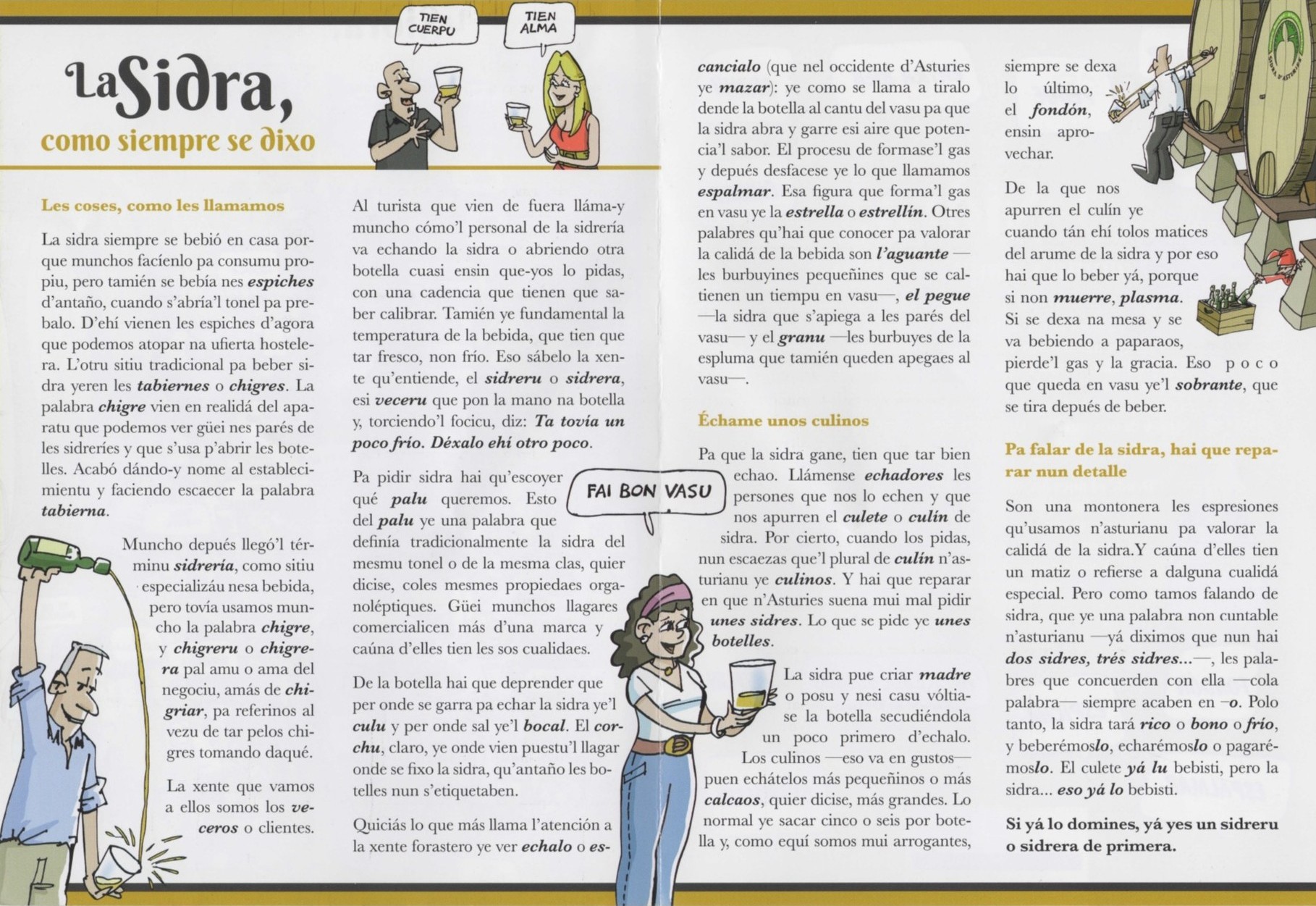 La sidra, como siempre se dijo